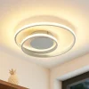 Lindby LED-loftlampe Emisua, hvid, CCT, dæmpbar