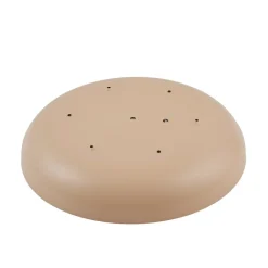 Lindby LED-loftlampe Florie, beige, metal, Ø 40 cm