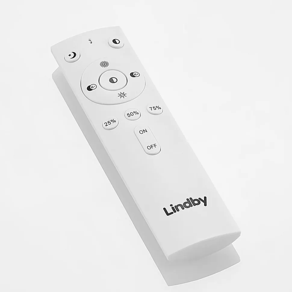 Lindby LED-loftlampe Gaios Ø 38 cm, blå, CCT, dæmpbar