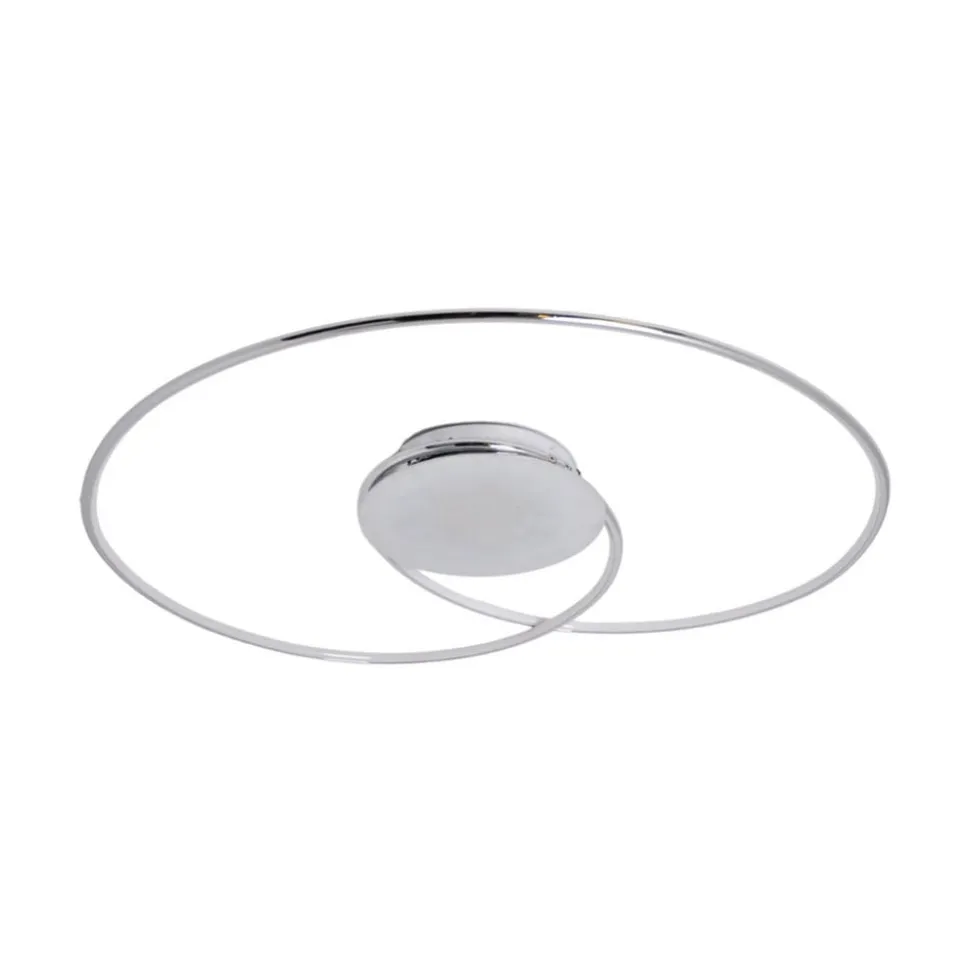 Lindby LED-loftlampe Joline, Ø 74 cm, kromfarvet, metal