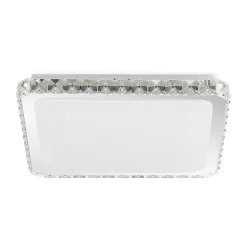 Lindby LED-loftlampe Lorand, krystaller, CCT, fjernbetjening