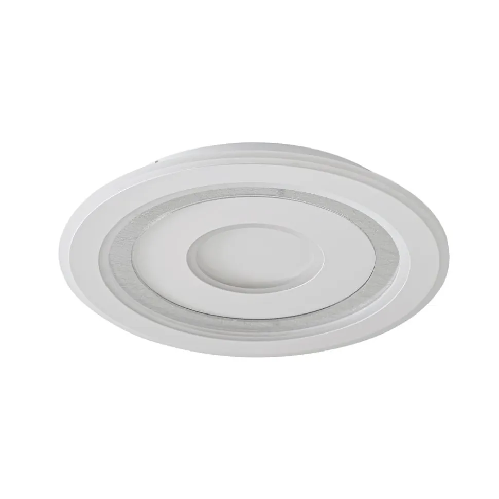 Lindby LED-loftlampe Lorvik, Ø 40 cm, hvid, CCT, dæmpbar