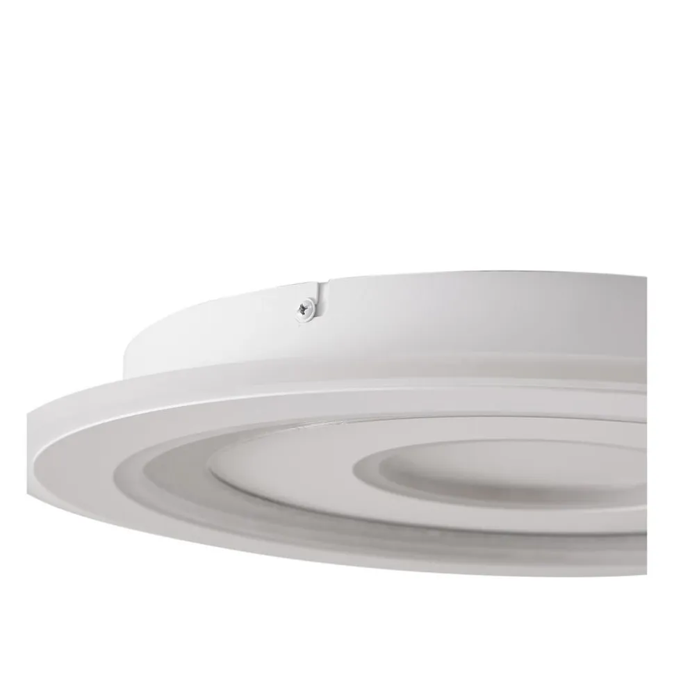 Lindby LED-loftlampe Lorvik, Ø 40 cm, hvid, CCT, dæmpbar