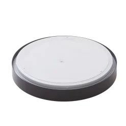 Lindby LED-loftlampe Medon, Ø 38 cm, sort, IP44, metal