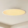 Lindby LED-loftlampe Narima, CCT, Ø 60 cm, sølv