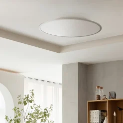 Lindby LED-loftlampe Narima, CCT, Ø 80 cm, sølv