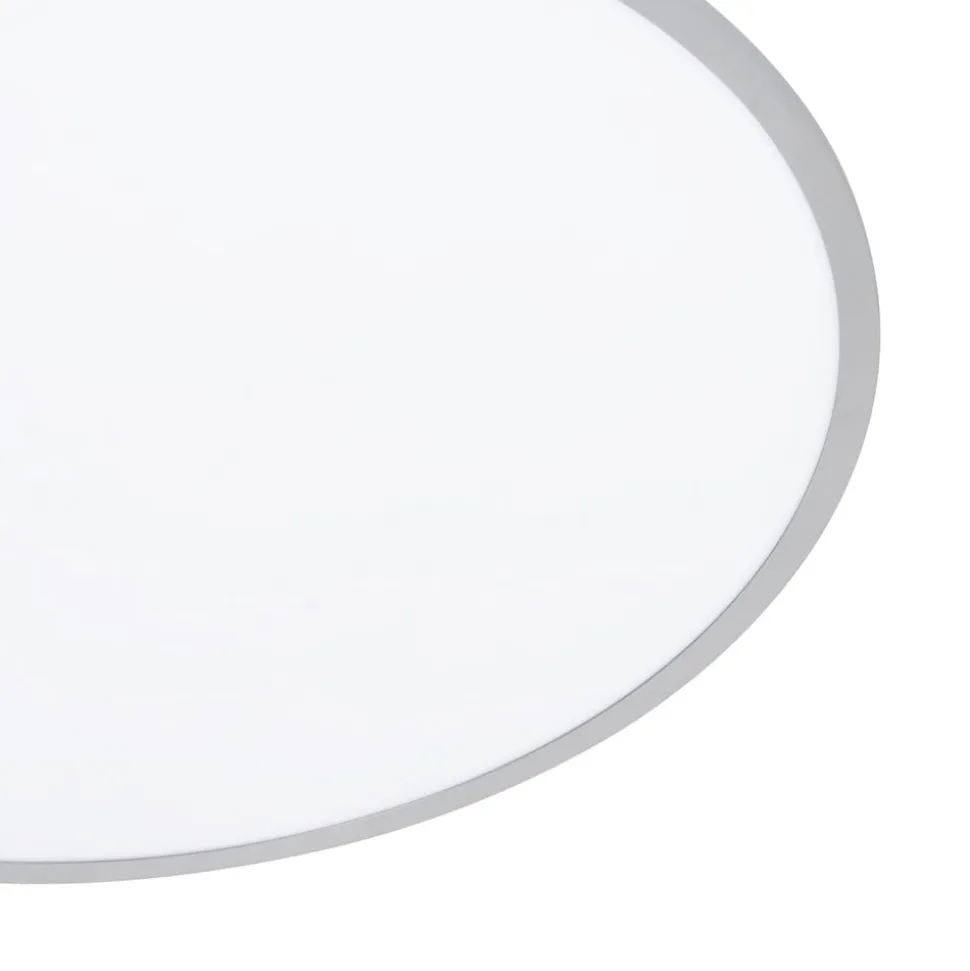 Lindby LED-loftlampe Narima, CCT, Ø 80 cm, sølv