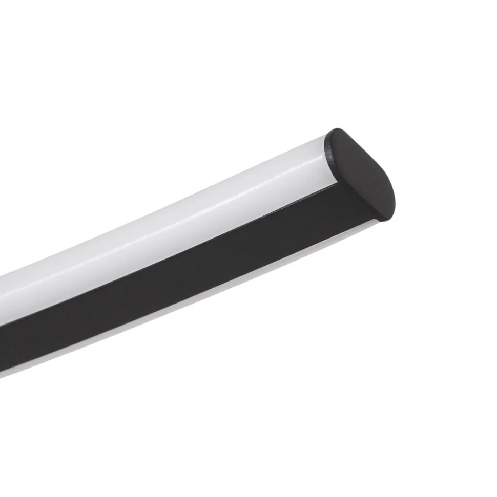 Lindby LED-loftlampe Ravion, 90 cm, sort, 3.000 K