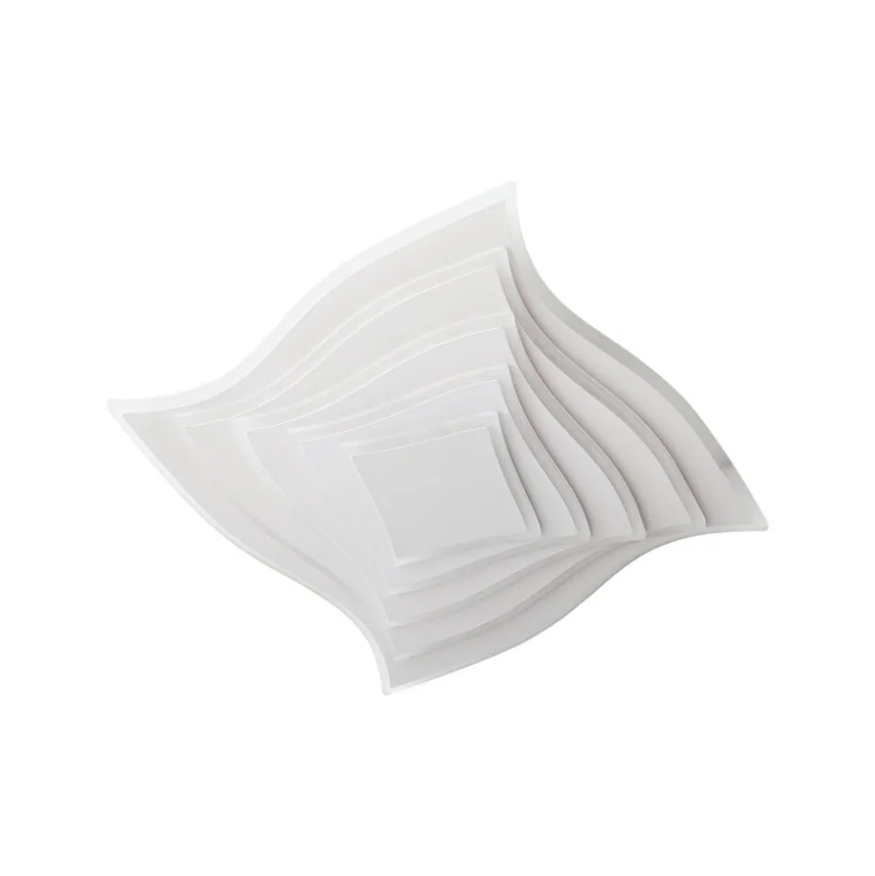 Lindby LED-loftlampe Rebeka, 47x47cm, CCT, fjernbetjening