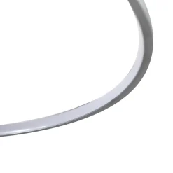 Lindby LED-loftlampe Riley, aluminiumsfarvet, metal, dæmpbar