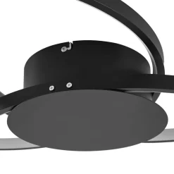 Lindby LED-loftlampe Riley, sort, 3.000 K, dæmpbar