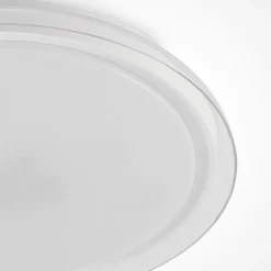 Lindby LED-loftlampe Sleya Ø 50 cm, hvid, CCT, dæmpbar