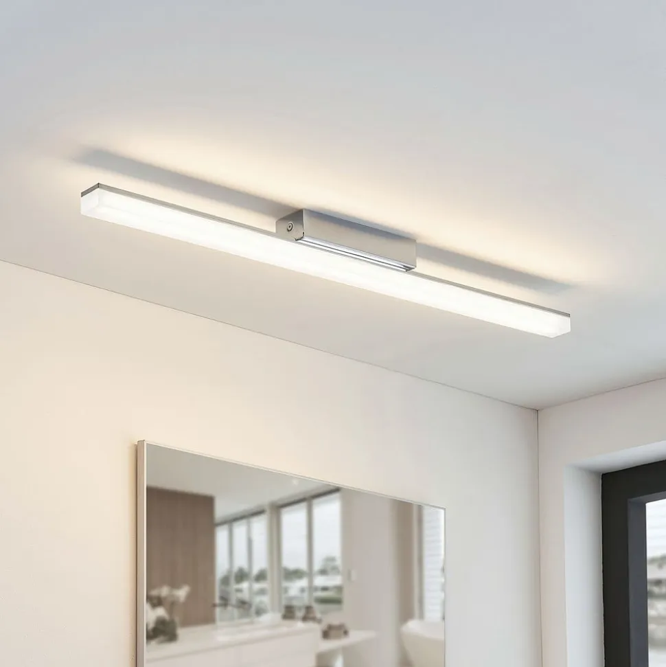 Lindby LED-loftlampe til badeværelset Levke, 75 cm, dæmpbar, IP44