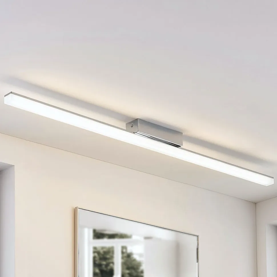 Lindby LED-loftlampe til badeværelset Levke, 116 cm, dæmpbar, IP44