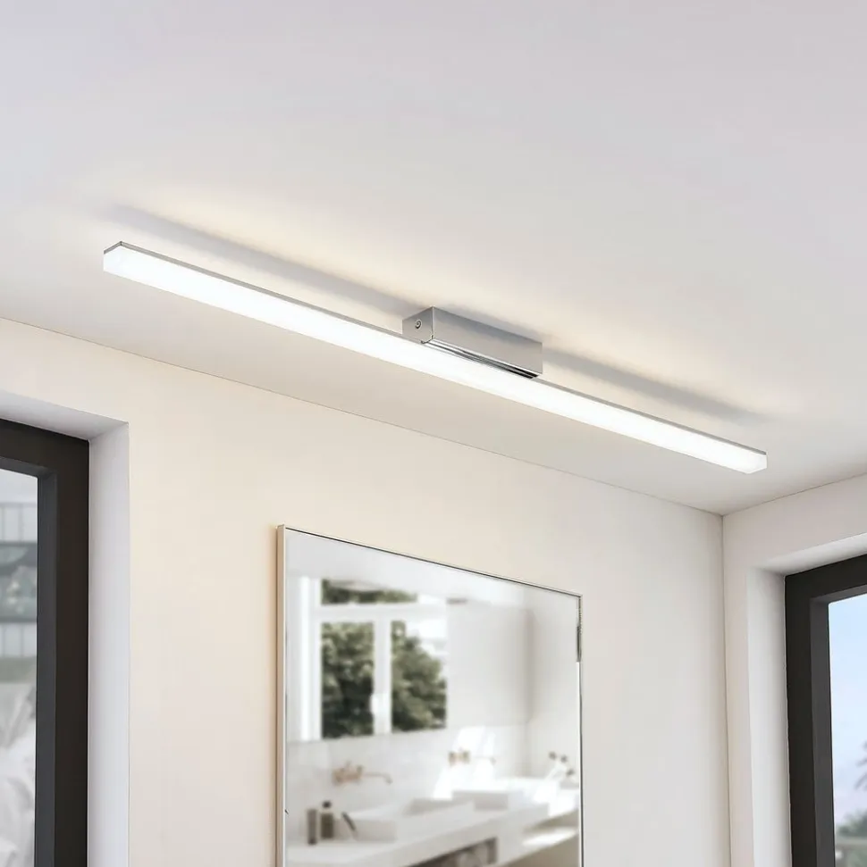 Lindby LED-loftlampe til badeværelset Levke, 116 cm, dæmpbar, IP44