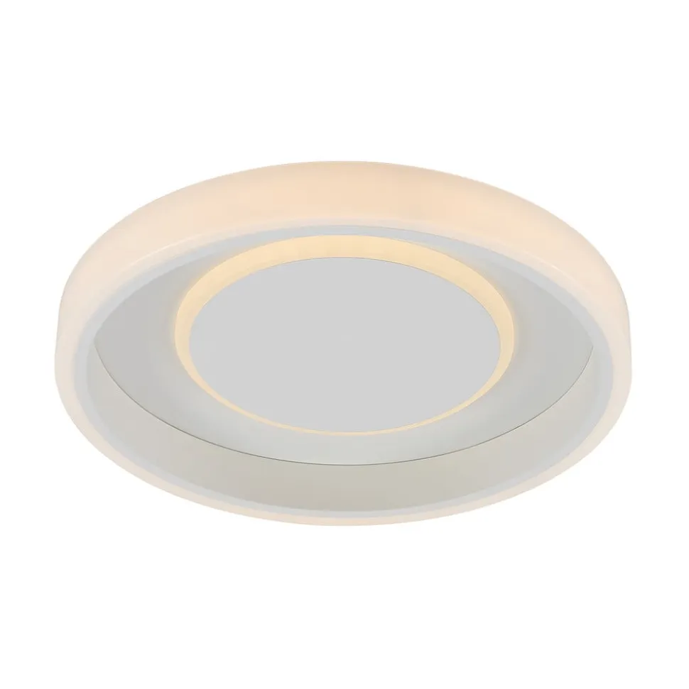 Lindby LED-loftlampe Wikani, hvid, RGB, CCT, dæmpbar