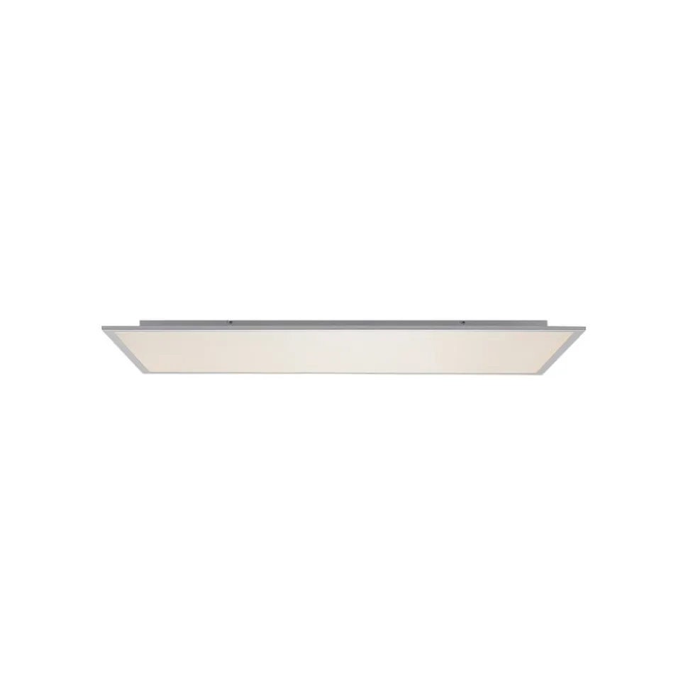 Lindby LED-loftlampe Zento, 120 cm, sølv, 4.000 K