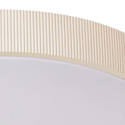 Lindby LED-loftlampe Zylo, beige, Ø 49 cm, CCT, dæmpbar
