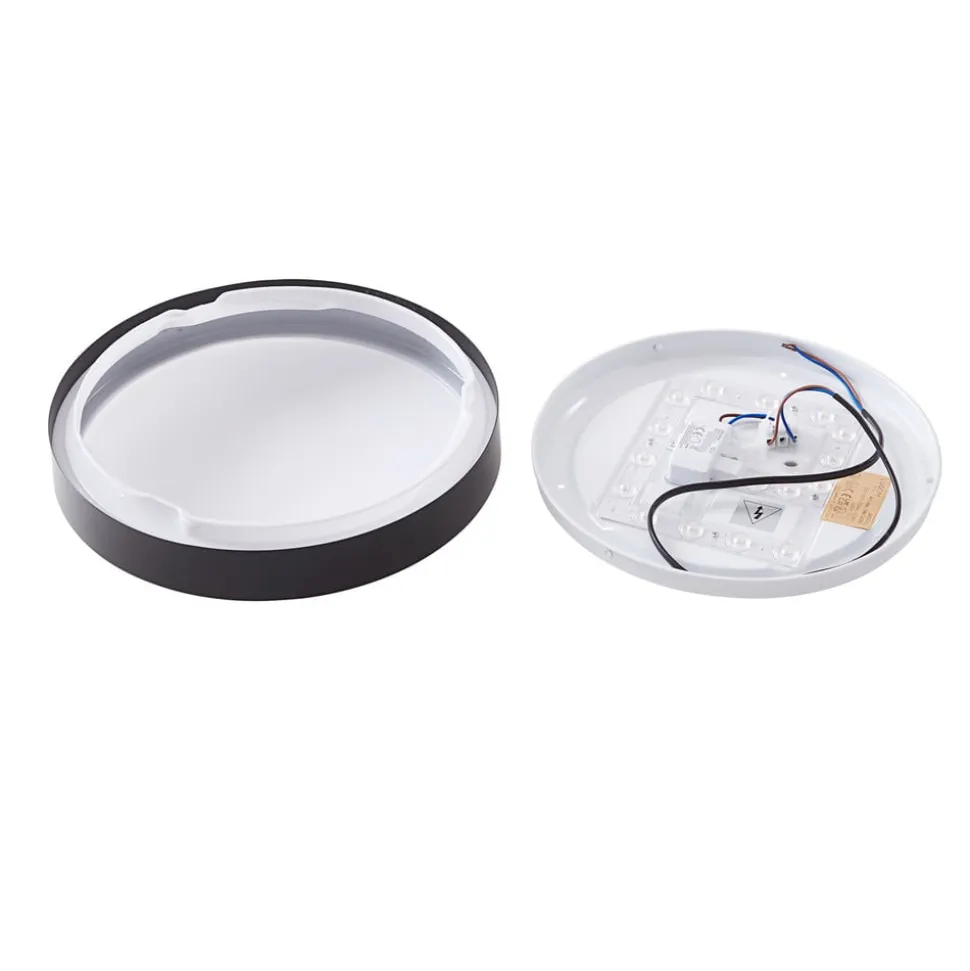Lindby LED-loftslampe Ashen, 3.000 K. hvid, plast