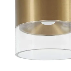 Lindby LED-loftslampe Dalila, guld, Ø 10 cm, aluminium