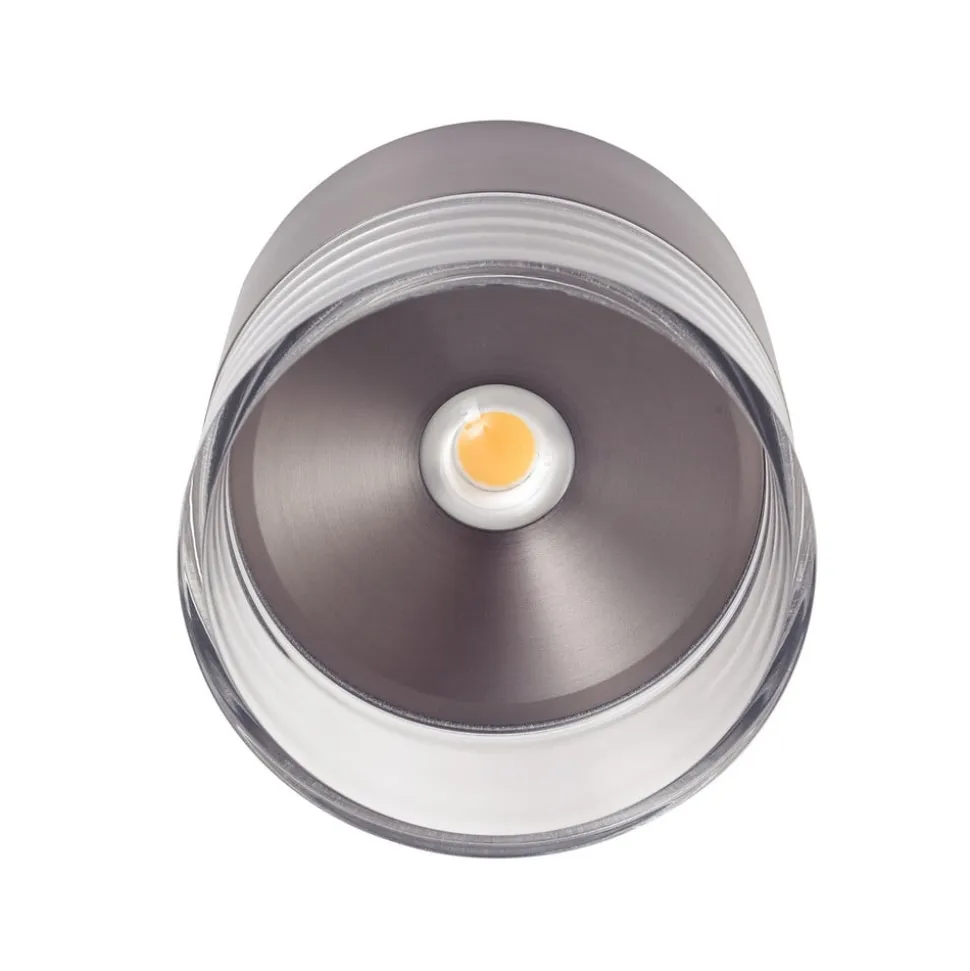 Lindby LED-loftslampe Dalila, sort, Ø 10 cm, aluminium