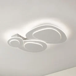 Lindby LED-loftslampe Delar, 60 x 60 cm, CCT, dæmpbar