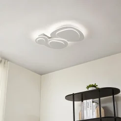 Lindby LED-loftslampe Delar, 60 x 60 cm, CCT, dæmpbar