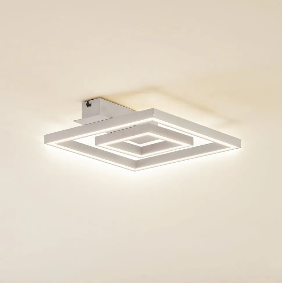 Lindby LED-loftslampe Madamo, hvid, 30 cm, 3000K