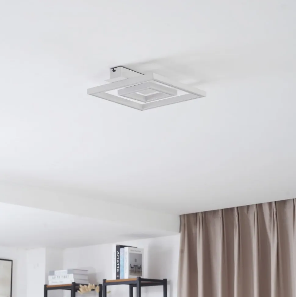 Lindby LED-loftslampe Madamo, hvid, 30 cm, 3000K
