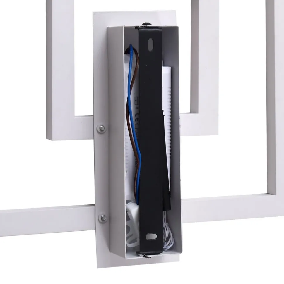 Lindby LED-loftslampe Madamo, hvid, 30 cm, 3000K