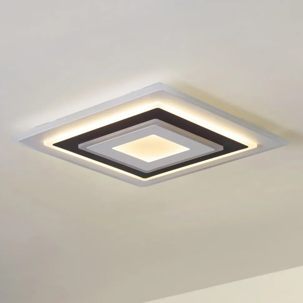 Lindby LED-loftslampe Rebeka, 50 x 50 cm, CCT, dæmpbar