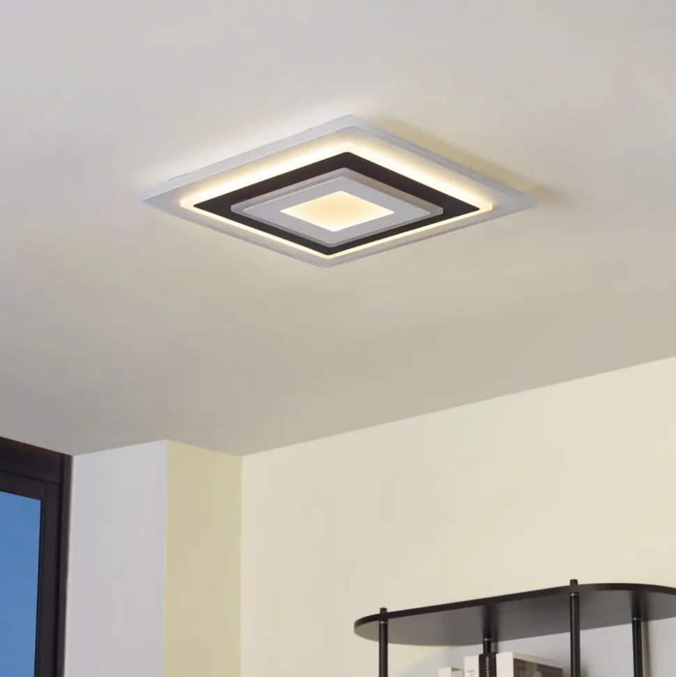 Lindby LED-loftslampe Rebeka, 50 x 50 cm, CCT, dæmpbar