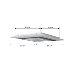 Lindby LED-loftslampe Rebeka, 50 x 50 cm, CCT, dæmpbar