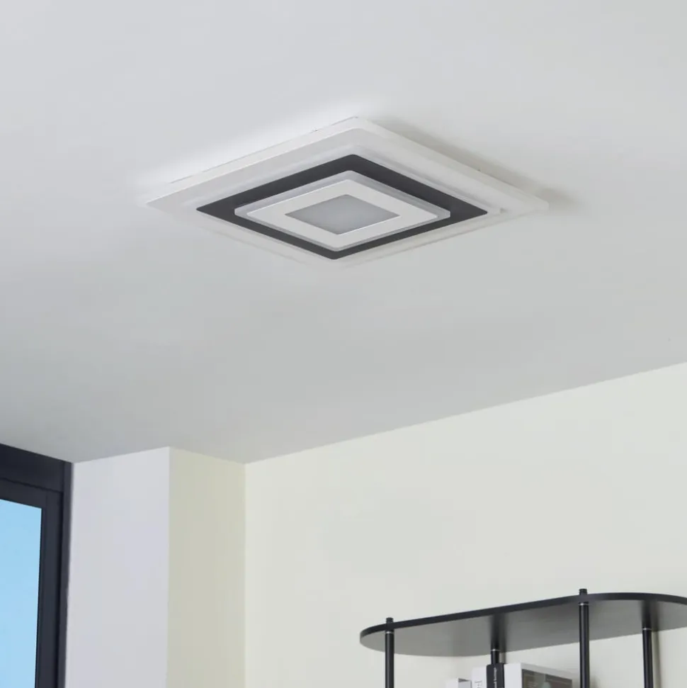 Lindby LED-loftslampe Rebeka, 50 x 50 cm, CCT, dæmpbar