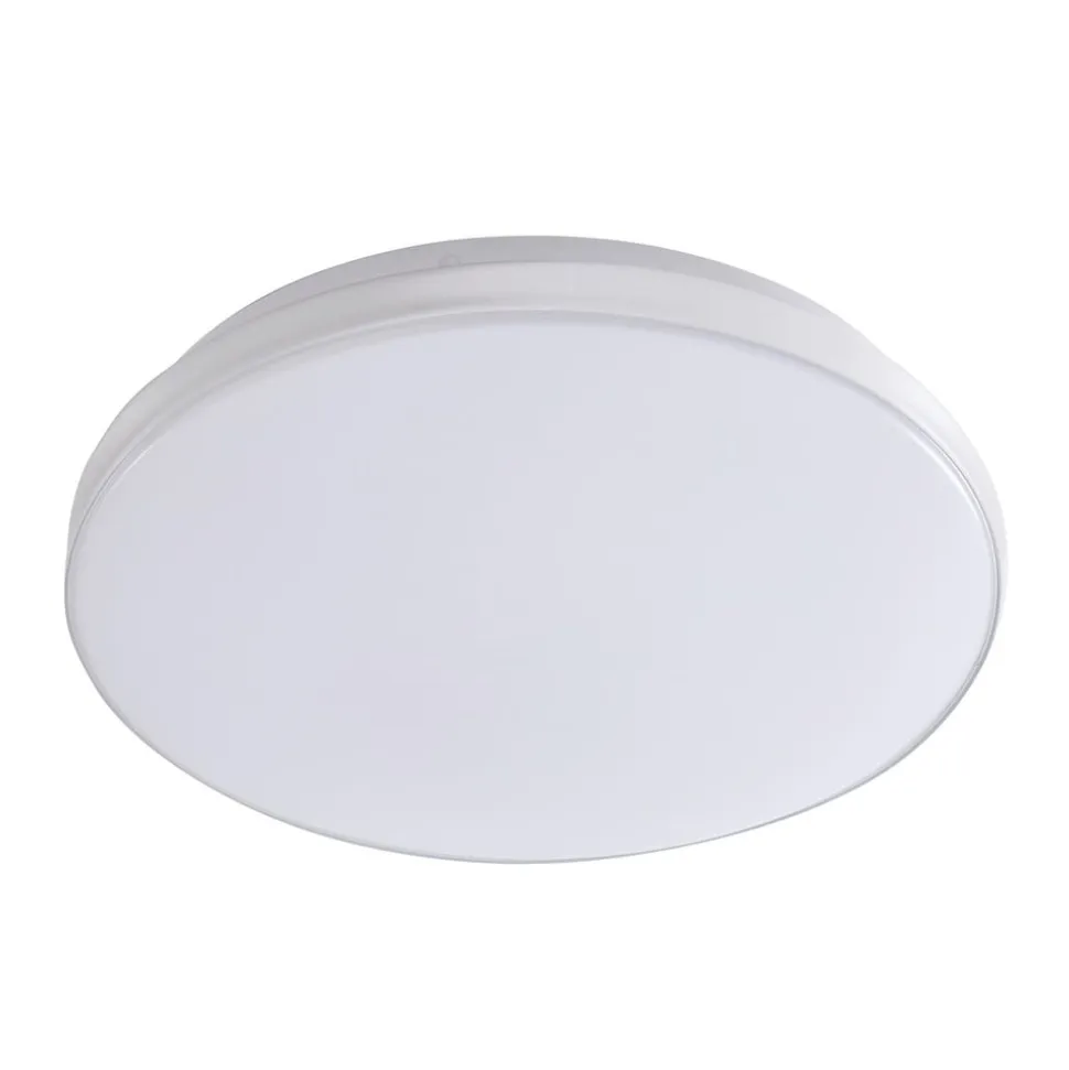 Lindby LED-loftslampe Silvryn krom/hvid plast 3000K
