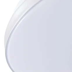 Lindby LED-loftslampe Silvryn krom/hvid plast 3000K