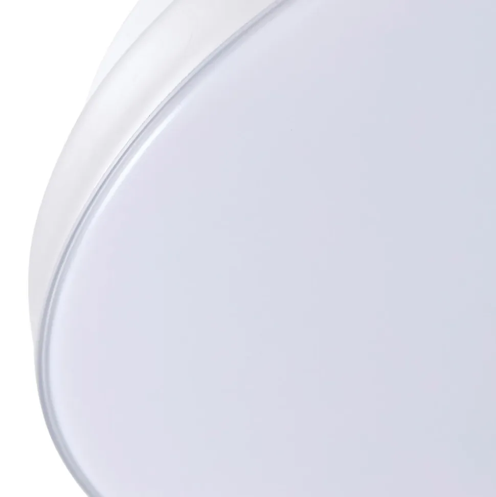 Lindby LED-loftslampe Silvryn krom/hvid plast 3000K