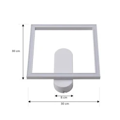 Lindby LED-loftslampe Yulla, hvid