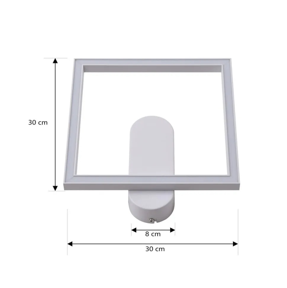 Lindby LED-loftslampe Yulla, hvid