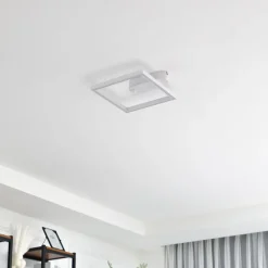 Lindby LED-loftslampe Yulla, hvid, bevægelsesdetektor