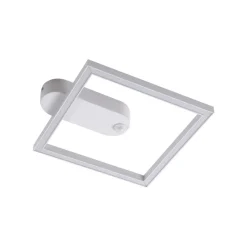 Lindby LED-loftslampe Yulla, hvid, bevægelsesdetektor