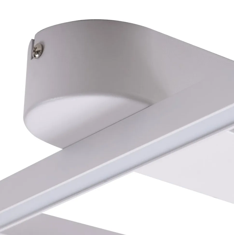 Lindby LED-loftslampe Yulla, hvid, bevægelsesdetektor