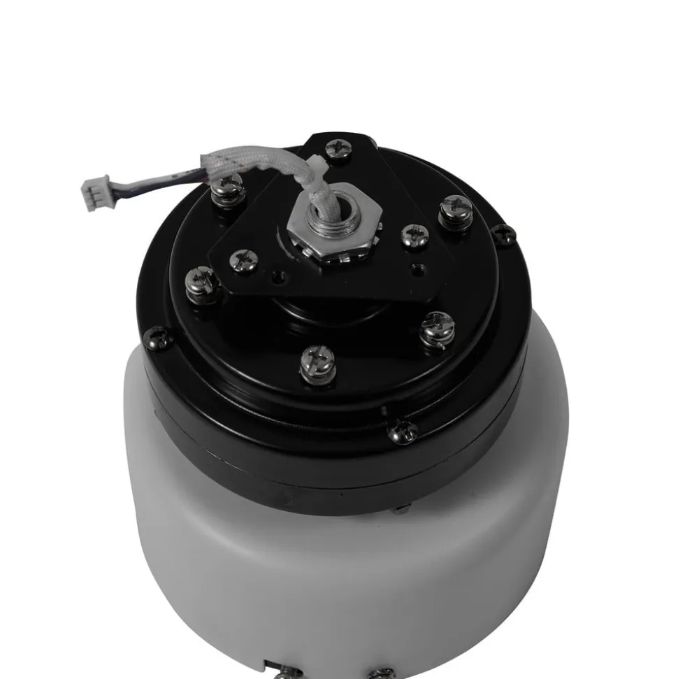 Lindby LED-loftventilator Enon, hvid, DC-motor, støjsvag
