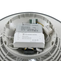 Lindby LED-loftventilator Mace, grå, støjsvag, CCT