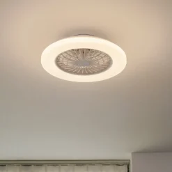 Lindby LED-loftventilator Vedin, DC, støjsvag, Ø 49 cm, CCT