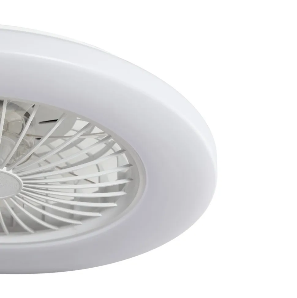 Lindby LED-loftventilator Vedin, DC, støjsvag, Ø 49 cm, CCT