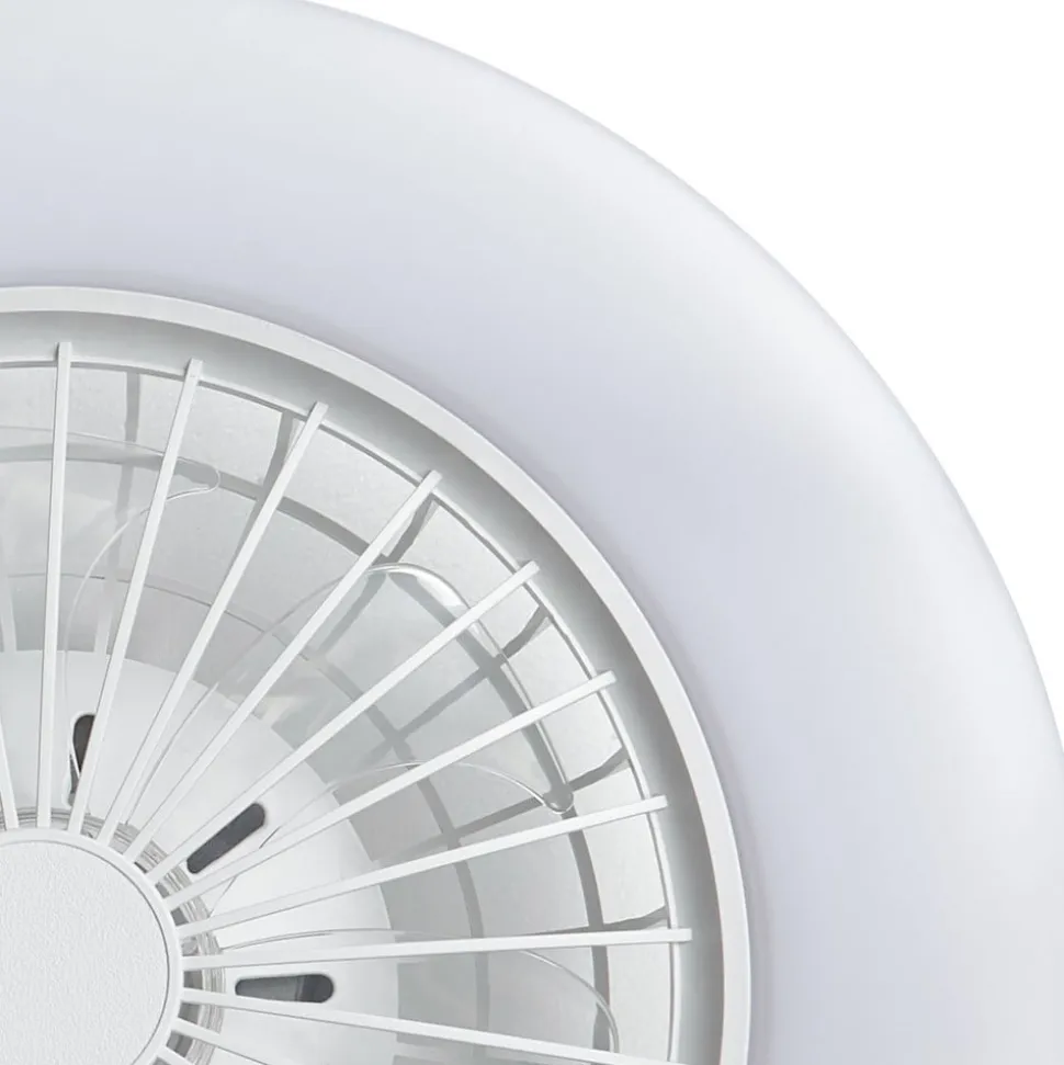 Lindby LED-loftventilator Vedin, DC, støjsvag, Ø 49 cm, CCT