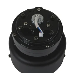 Lindby LED-loftventilator Enon, sort, DC-motor, støjsvag
