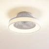 Lindby LED-loftventilator Mace, hvid, støjsvag, CCT