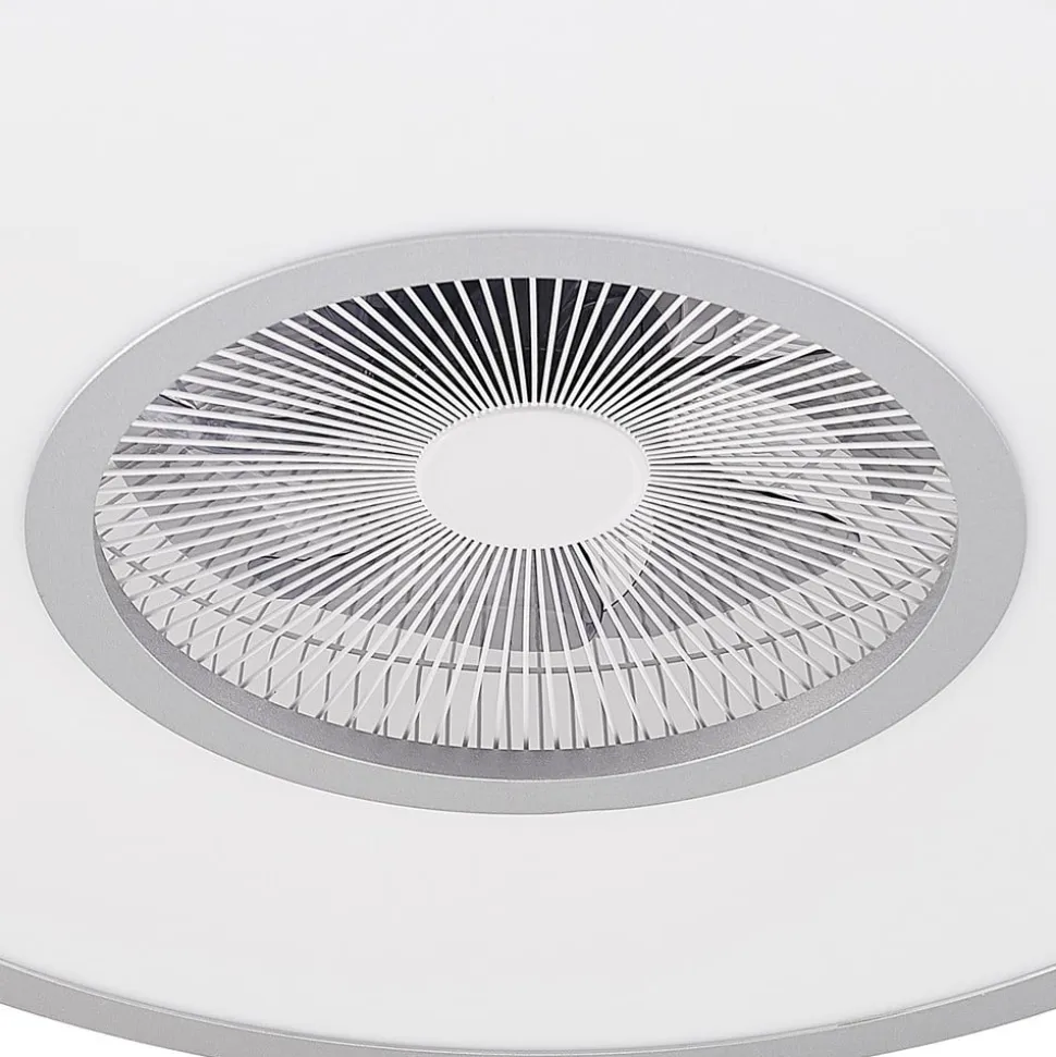 Lindby LED-loftventilator Romea, rund, DC, støjsvag, 60 cm